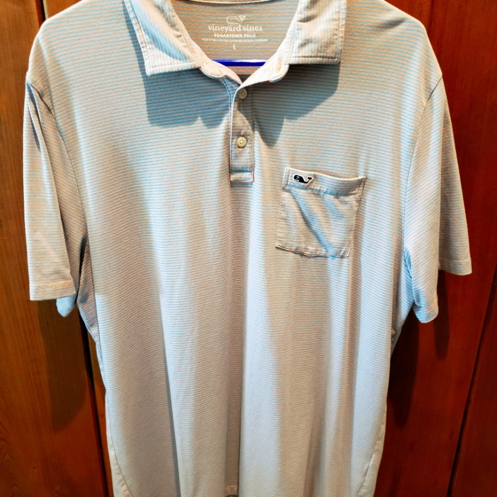 Men's L Vineyard Vines Polo - Like New Condition